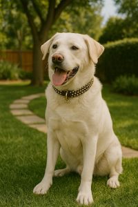 Lord Chesterfield Jennifer Aniston's white-coated labrador retriever